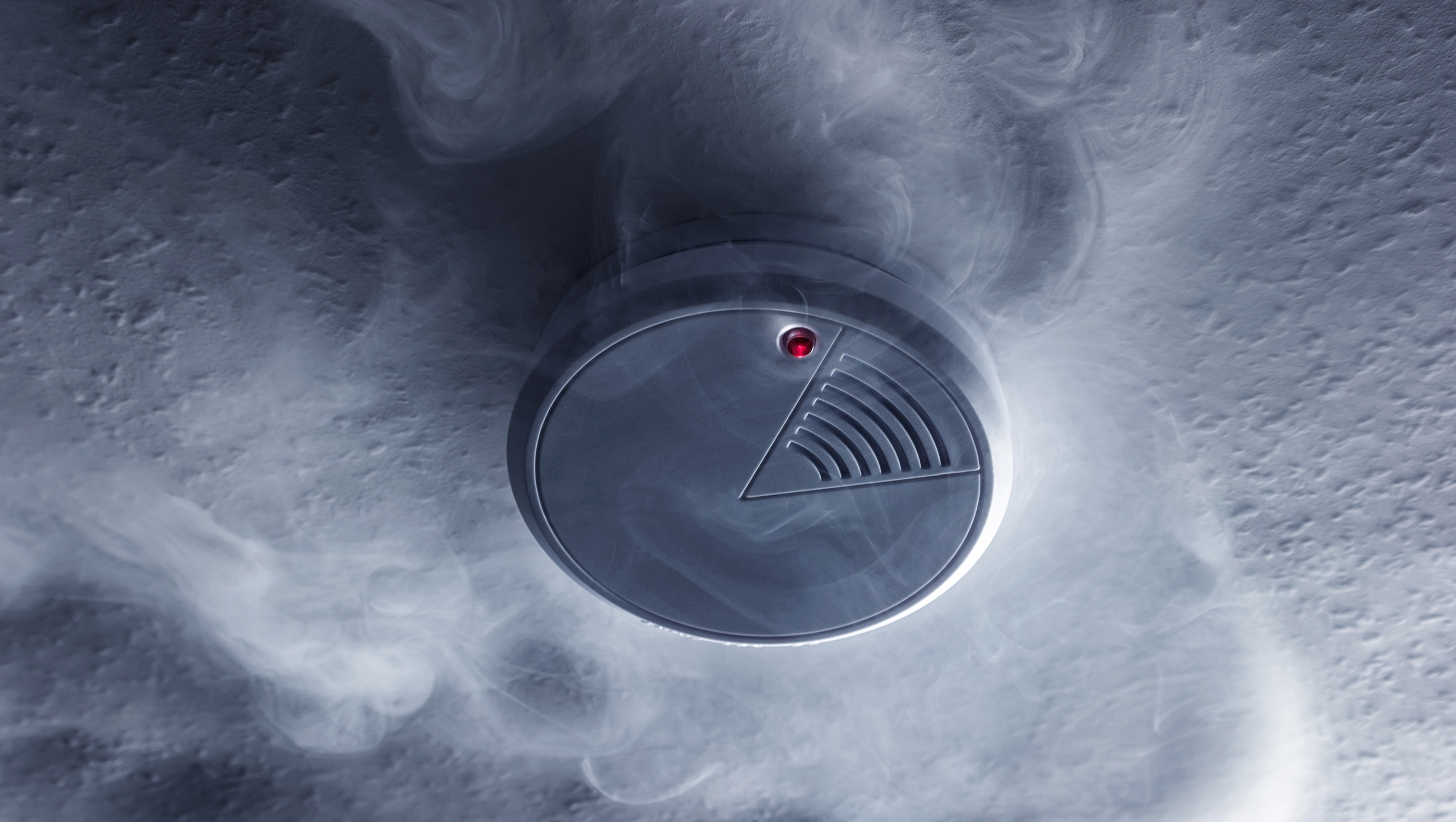 A carbon-monoxide alarm used as an extra warning inside the home