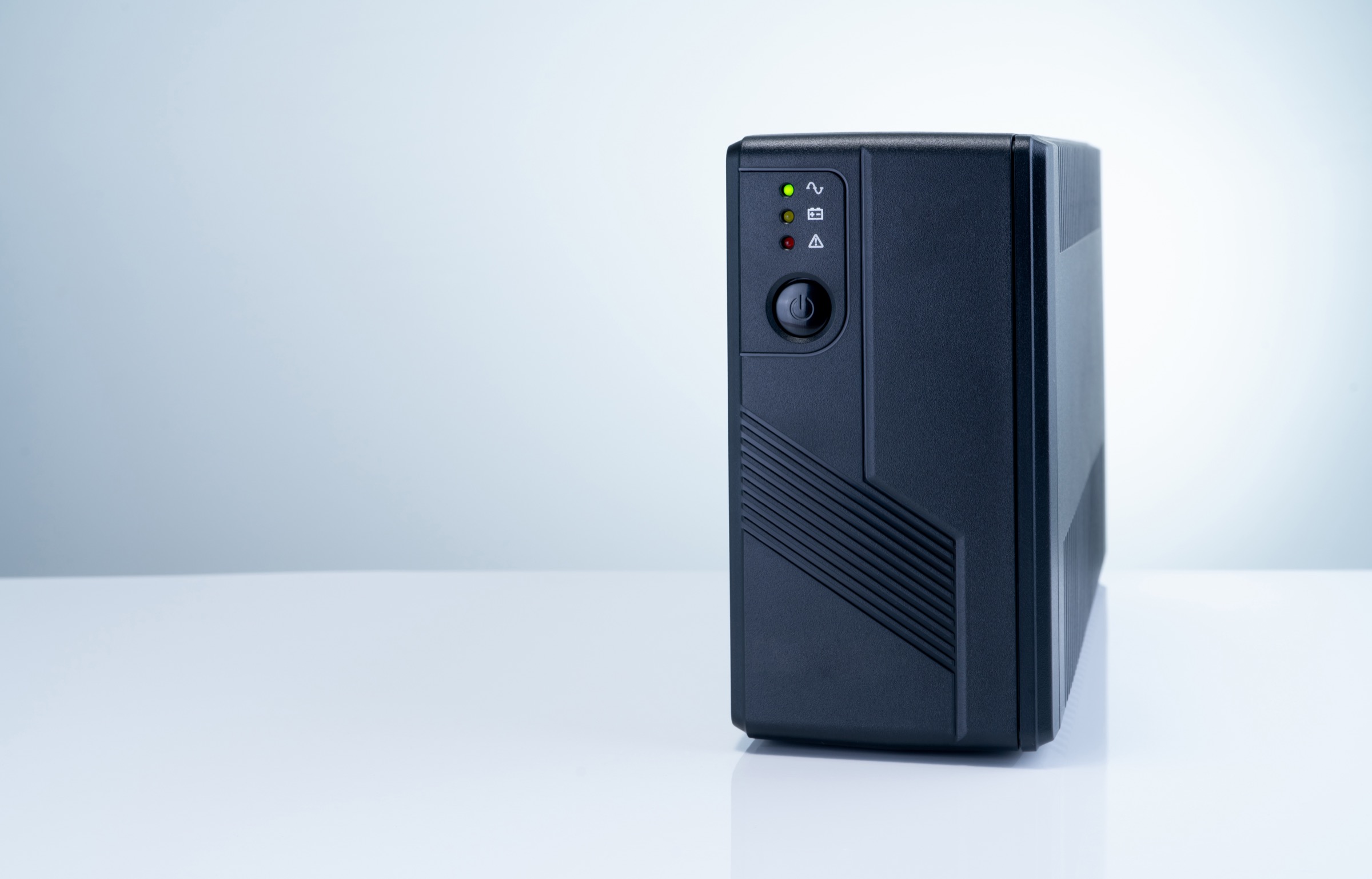 A real uninterruptible power supply ready to protect computer equipment